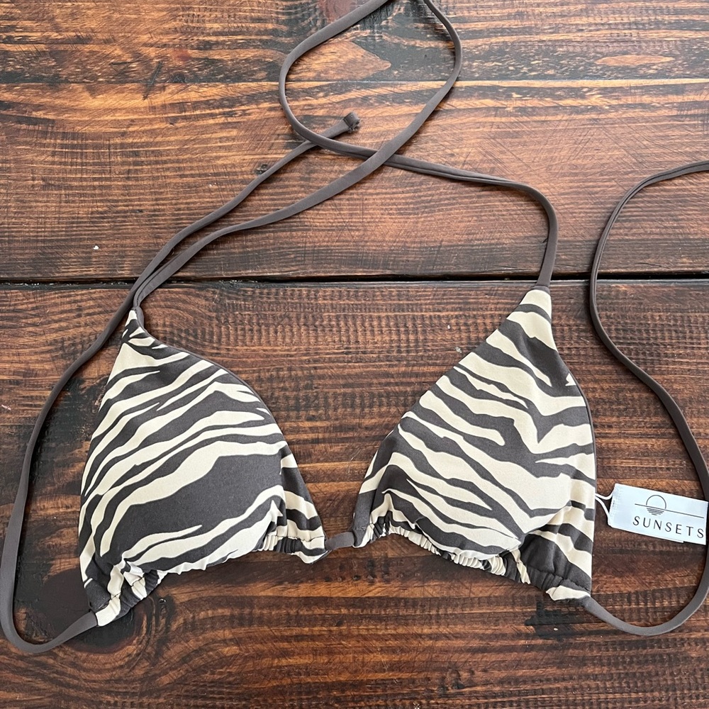 Sunset bikini top